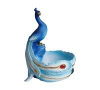 xbiez Ceramic Fleshy Plant Container Peafowl Planter Flowerpot Ornament For Plant Cactuses Container Home Balcony Decors Lightweight Resin Flower Pot