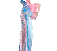 xbiez Charm Bows Shape Hair Clip Soft Polyester Hairpin Women Adjustable Hair Pin for Music Festivals