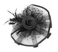 xbiez Classical 1920s Costume Hat Feathered Fascinator Hat For Women Social Event Great For Garden Parties And Fashion Show