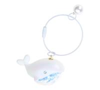 xbiez Cute Whale Buckle Keychain Creative Cartoon Animal Pendant Bag Key Chains Blue Whale Keyring Doll Key Pendants Backpack