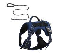 xbiez Dog Vest Adjustable Training Harness for Large Dogs Harnesses Strong Multifunctional Leash Harness Soft Handle