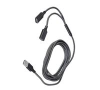 xbiez Double USB Female Extension Cord Adapter 1 In 2Out For Charging And Data Transfer For PC Keyboards And More USB Splitter