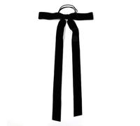 xbiez Elegant Skinny Hair Bows with Long Tassels Tails Ribbon Hair Scrunchie for Women and Girls for Fall Winter