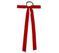 xbiez Elegant Skinny Hair Bows with Long Tassels Tails Ribbon Hair Scrunchie for Women and Girls for Fall Winter