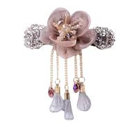 xbiez Elegant Tassels Flower Hairpin Traditional Chinese Styles Beautiful Hair Clip for Media or Long Hair