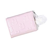 xbiez Fashion Wallet Small Compact Women Short PU Trifold Wallets Credit Card Holder Simple Clutches Purse Women Short Wallet