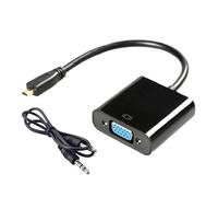 xbiez Multifuntional HDTV to VGA Converter Construction Easy Operations Video Converter Perfect for Various Devices VGA Converter