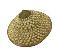 xbiez Natural Straw Straw Hat Weather Resistant Great For Long Wear In Fields Or At Theme Parties Cosplay Traditional Farmer