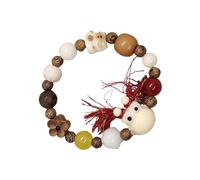 xbiez Natural Wood Beaded Bracelets Charm Jewelry Wood Texture For Adding Distinctive Charm To Fashion Outfits Dopamine Jewelry