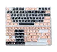 xbiez PBT Double Shot Injections Profile Keycap Set, 142Pieces, 2 Tone Design for Mechanical Keyboards