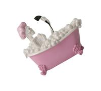 xbiez Playful Specter Figure In Pinkness Tub Resin Sculpture Chilling Halloween Decoration For Living Room Bathroom Decoration Unique Halloween Resin Statue