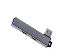 xbiez Portable Aluminum Alloy USB3.0 Hubs USB3.0 Docking Stations For Laptops And Desktops Plugs And Play High Performances