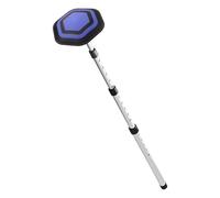 xbiez Portable Folding Golf Bag Holder Anti Slip Base Quick Assembly 4 Section Telescoping Aluminum Frame ABS Accessory