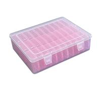 xbiez Practical Stackable 30 Cell Clear Organizers Portable Accessory for Home and Office Clutter Control Organization