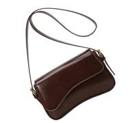 xbiez PU Leather Crossbody Bag For Women Small Shoulder Simple Messengers Fashion Shopping Retro Handbag Women Shoulder Small Crossbody Purse Trendy Commuting For Travel Daily