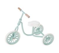 xbiez Realistic Metal Small Tricycle Model 1/12 Scale Designed for Figure Accessories and Creative Projects Metal Miniature Scene Building Accessories