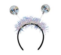 xbiez Reflective Disco Hairband With Ball Design Party Accessory Hairhoop For Rave Music Festival Family Gathering Party Hair Accessory