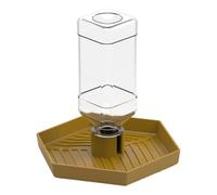 xbiez Removable Food and Water Feeding Bowl for Bearded Dragons Reptiles Water Dispenser Automatic Water Feeder for Reptiles