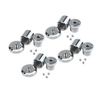 xbiez Set Of 1/2/4pcs Anti Vibrate Aluminum Alloy Foot Pad For Amplifiers And Loudspeaker With Adjustable Height Features Shock Absorbing Stand