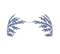 xbiez Shining Rhinestones Hairhoop for Bride Wedding Party Headpiece Shimmering Crystal Hair Vine Hairband Stage Hairband