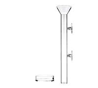 xbiez Shrimp Feeding Tube and Feeding Dish Fit for Shrimp Fish 6 Sizes High Transparent Glass Tubes with 2Pcs Suction Cups