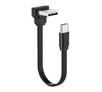 xbiez Small 90Degree USB Type C To USB2.0 Cable 65W Fast Charging &480Mbps Data Sync USB Type C Charging Cable Fast
