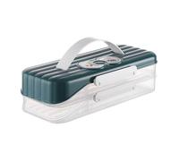 xbiez Stackable Clear Dumpling Organizers With Date Timer Portable Accessory For Freezer Use And Kitchen Storage Solution Dumpling Freezer Container