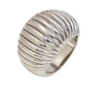 xbiez Stainless Steel Rings With Fat Bread Design Elegant Gold Or Silver Plated Stainless Steel Rings Charm For Modern Women Modern Jewelry For Women