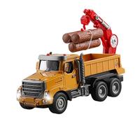 xbiez STEM Learning Mixer Truck Toy Realistic Sound Effects Illuminated ABS Construction Vehicle for Kids Activities Multifunctional Inertia Mixer Truck