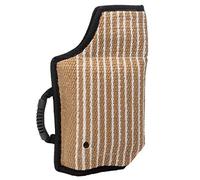 xbiez Strong Jute Dog Bite Sleeve Tug Work Puppy Training Playing Chewing Toy Hand Glove for Training Schutzhund K9 Rottweiler