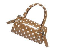 xbiez Stylish Round Shape Shoulder Bag Multipurpose PU Crossbody Bags Multipurpose Compartments Fashion Accessory Women's Round Cylinder Bag