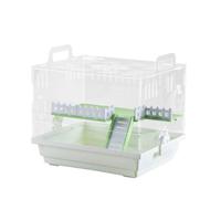 xbiez Transparent Hamster Cage Easy to Clean Breathable- House Easy to Assemble High-end House with Platform Ladder