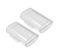 xbiez Transparent PP AA Battery Case Cover Battery Container Organizers Battery Holder Storage Box for 2pcs AA Batteries