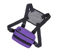 xbiez Vest Bag Light Weight Nylon Chest Bag Adjustable Strap Hiking Chest Pack For Camping Cycling Mountaineering Compact Outdoor Backpack