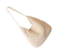 xbiez Women Handbag Trend Armpit Bag Fashion Straw Shoulder Bag Hollow Beach Vacation Underarm For Travel Holiday Women Beach Straw Underarm Large Capacity Shoulder Fashion Handbag