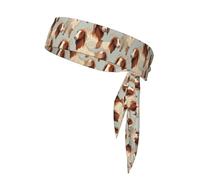 XBKGOHA boer goat Pattern Sports headscarf, sweat absorbing and breathable, motion headband, double-sided kerchief