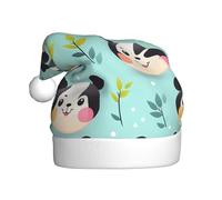 XBKGOHA cute pandas Printing Christmas Hat for Adult quality accessory soft, lightweight, and fluffy