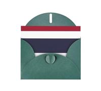 XBKGOHA Dark Green Greeting Card Thailand Flag Printed for Festive Birthday Party Invitation