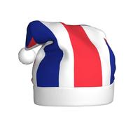 XBKGOHA French flag Printing Christmas Hat for Adult quality accessory soft, lightweight, and fluffy