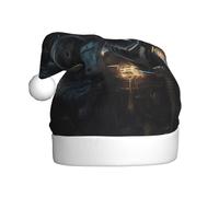 XBKGOHA Future Robot Printing Christmas Hat for Adult quality accessory soft, lightweight, and fluffy