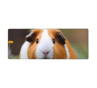 XBKGOHA Guinea Pigs Picture Extra Large Mouse Pad Strong Adhesion, Durable, Precise Locking Edge 12x31.5in