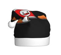 XBKGOHA Induce hormones Printing Christmas Hat for Adult quality accessory soft, lightweight, and fluffy