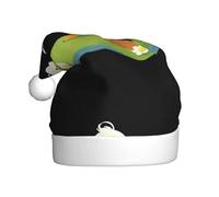 XBKGOHA Little duck going on a spring outing Printing Christmas Hat for Adult quality accessory soft, lightweight, and fluffy