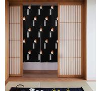 XBKGOHA Little sparrow next to the telephone booth Printing Curtain 2 Pcs Spliced 34x56in Good Drape, Smooth and Not Easily Wrinkled, Fabric curtains, room dividers