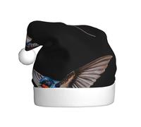 XBKGOHA Little swallows flying with wings spread Printing Christmas Hat for Adult quality accessory soft, lightweight, and fluffy