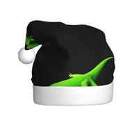 XBKGOHA Lizard on a leaf Printing Christmas Hat for Adult quality accessory soft, lightweight, and fluffy