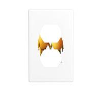 XBKGOHA Mango Holding Hands Picture Double Socket Wall Panel Decorative for Residential and Commercial Areas 4.5x2.76in