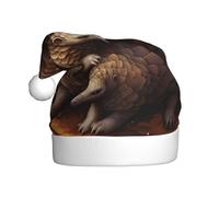 XBKGOHA pangolin parenting print Printing Christmas Hat for Adult quality accessory soft, lightweight, and fluffy