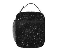 XBKGOHA Portable Insulated Lunch Bag A Dense Cluster of Stars Printed Reusable Lunch Bag Durable for Men and Women