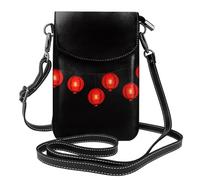XBKGOHA Small Cell Phone Purse 7.6x4.9in Celebrating The Spring Festival Printing Leather Crossbody Flap Phone Case For Women, Perfect For Walking, Camping